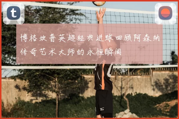 博格坎普英超经典进球回顾阿森纳传奇艺术大师的永恒瞬间